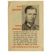 3rd Reich patriotic leaflet for demoralized german soldier